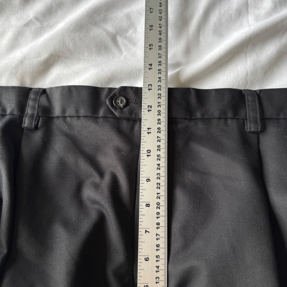 Izod Golf Classix Men's Performance Golf Pants Black 42x30 Preppy Outdoor Cuffed - Picture 9 of 14